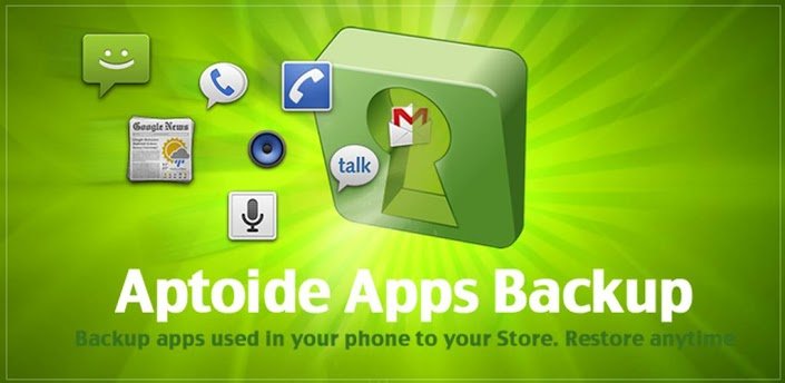 Background Aptoide Backup Apps 