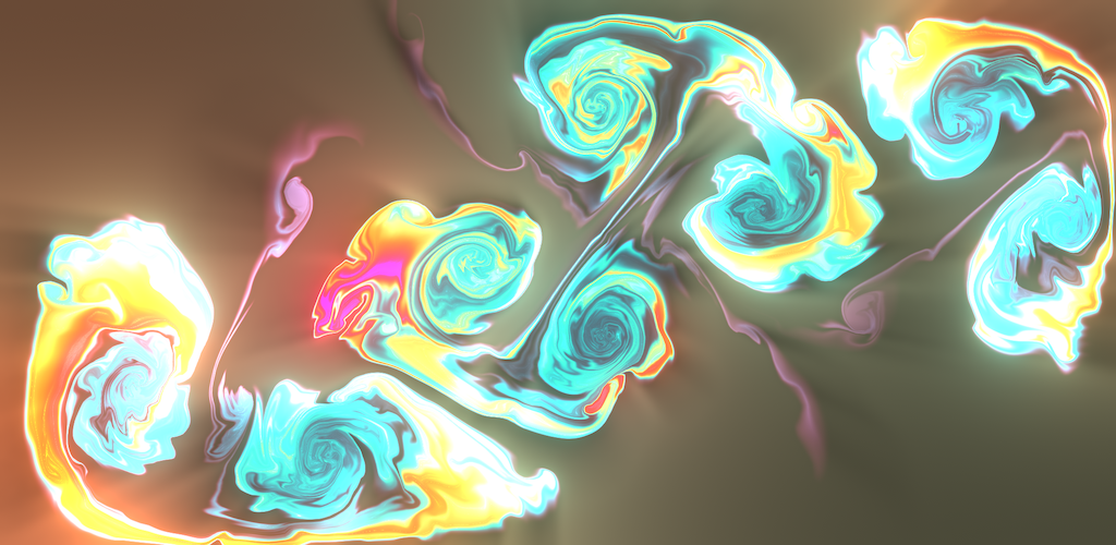 Background Fluid Simulation 